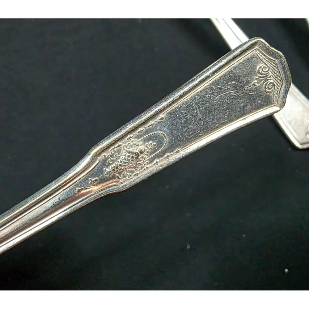 1924 Stratford Shakespeare Silverplate Flatware Fork & Spoons Lot of 4 USA